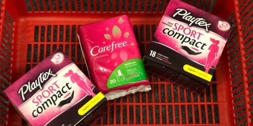 Playtex & Carefree Products as Low as 82¢ After CVS Rewards (Starting 4/29)