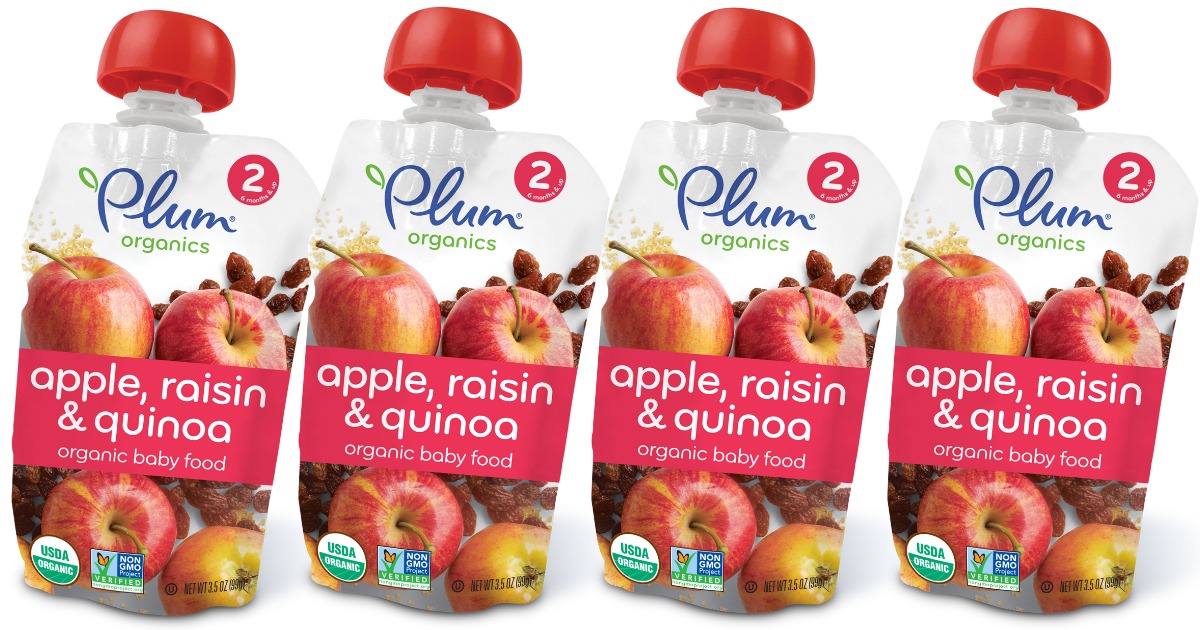 TWELVE Plum Organics Baby Food Pouches Just 8.80 Shipped on Amazon + More