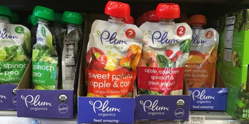 TWELVE Plum Organics Baby Food Pouches Just $8.80 Shipped on Amazon + More