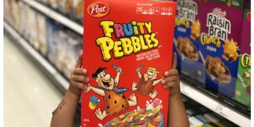Post Pebbles Cereal Just $1.23 Per Box After Cash Back at Walgreens