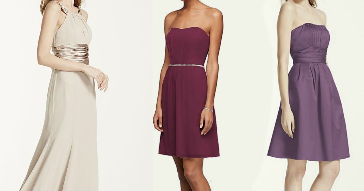 David's Bridal Bridesmaid or Prom Dresses Only $29.99 Shipped ...