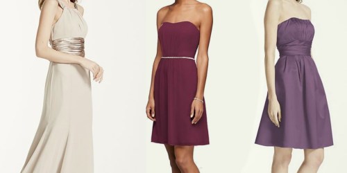 David’s Bridal Bridesmaid or Prom Dresses Only $29.99 Shipped (Regularly $150)