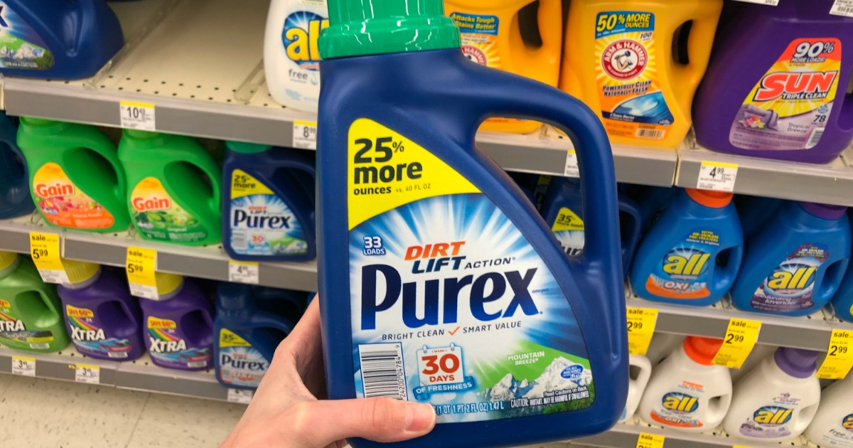 Purex Liquid Laundry Detergent Just 99¢ at Walgreens (Starting 4/8)
