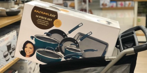 Rachel Ray 14-Piece Cookware Set Just $69.99 Shipped (Regularly $200) + Earn $10 Kohl’s Cash
