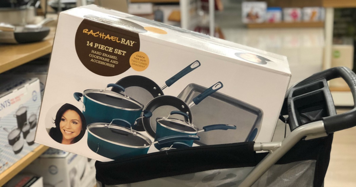 Rachael Ray 14-Piece Cookware Set is $120 for  Black Friday - Parade