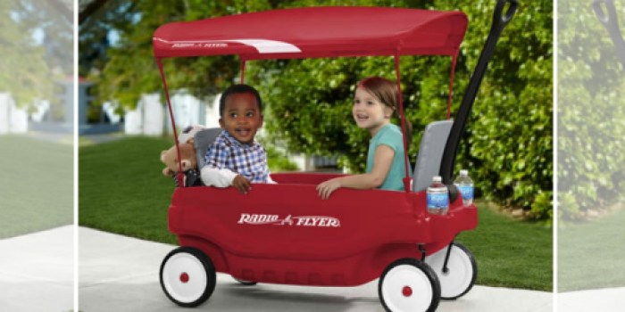 Radio Flyer Deluxe Canopy Wagon ONLY $89 Shipped (Regularly $129)