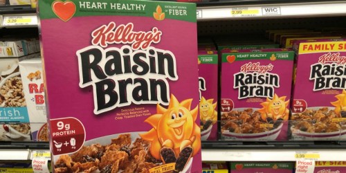 Amazon: Three Kellogg’s Raisin Bran Cereal Boxes ONLY $5.25 Shipped (Just $1.75 Each)