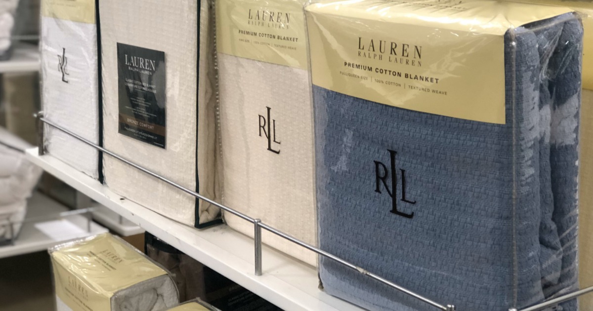 Ralph Lauren Premium Cotton Blanket Just 17.99 (Regularly 90)
