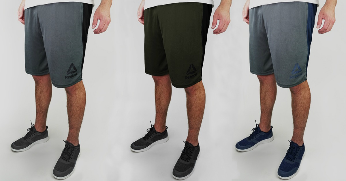 TWO Pairs of Reebok Mens Contrast Shorts ONLY $20 Shipped (Just $10 Each)