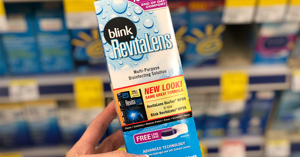 Blink RevitaLens Contact Lens Solution ONLY 2.49 at Walgreens