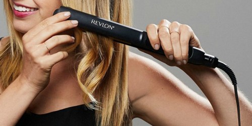 Amazon: Revlon Straightening & Curling Ceramic Flat Iron ONLY $13.99 (Regularly $30)