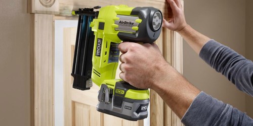 Home Depot: Ryobi 18V Cordless Nailer Just $99 & More