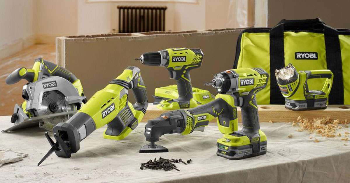 Home Depot Ryobi One Lithium Ion Ultimate Combo Kit Only 199 Shipped Regularly 300 Hip2save