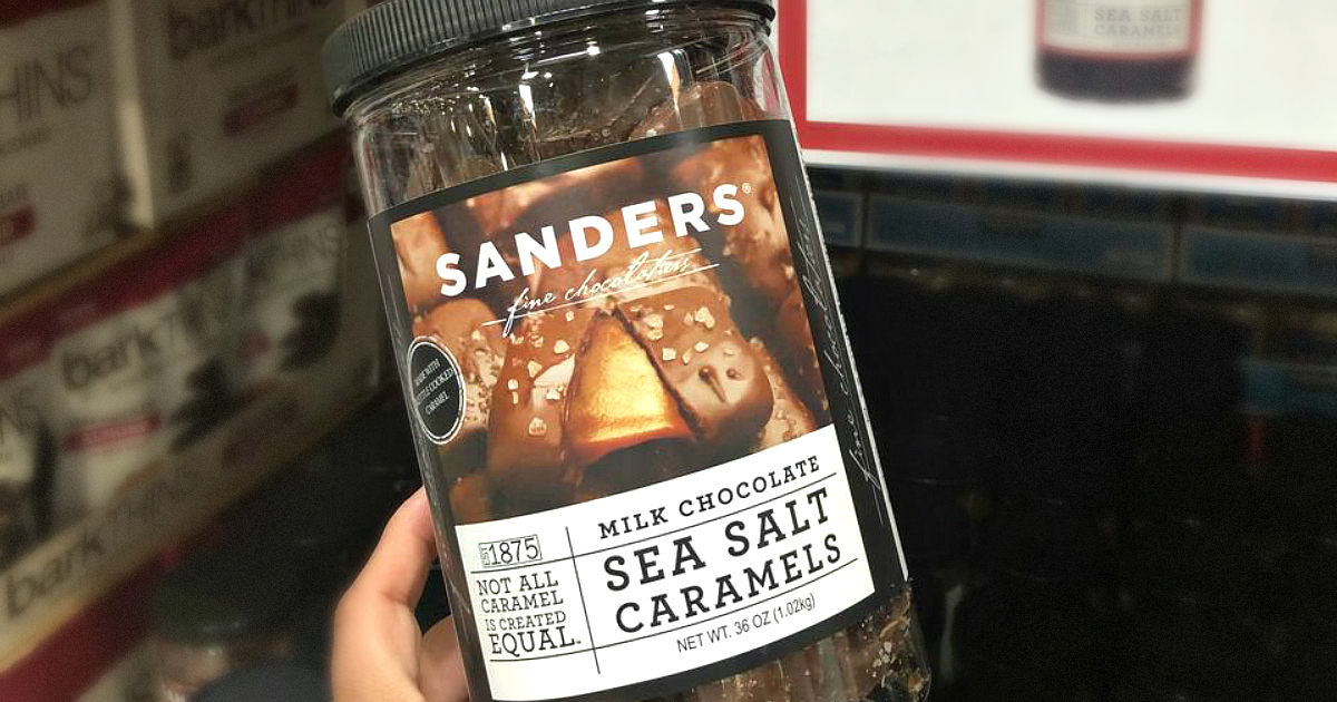 Costco Members! Over TWO Pounds of Sanders Milk Chocolate Sea Salt