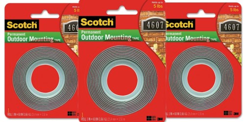 Scotch Outdoor Mounting Tape Just $3 – Ships w/ $25 Amazon Order (Awesome Reviews)