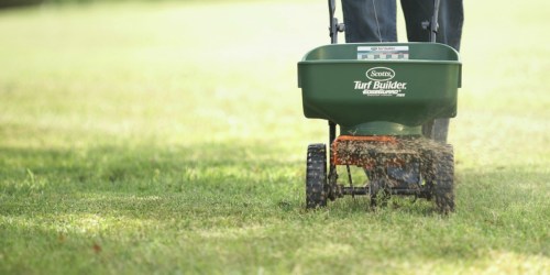 Scotts Broadcast Spreader Only $25 at Lowe’s (Regularly $35)