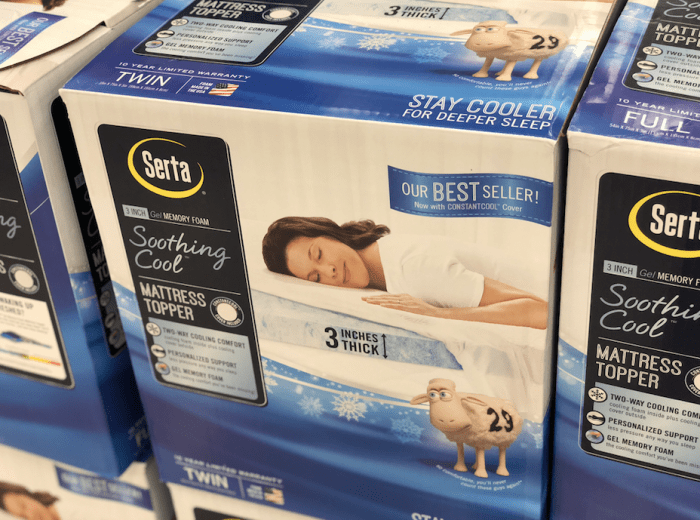 soothing cool mattress topper
