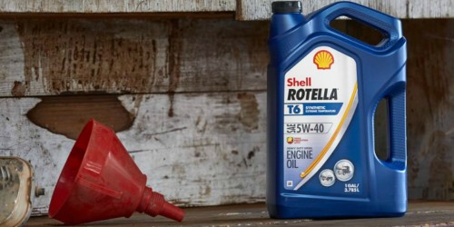 Amazon: Shell ROTELLA 5W-40 Diesel Engine Oil ONLY $13.97 After Rebate (Regularly $22)
