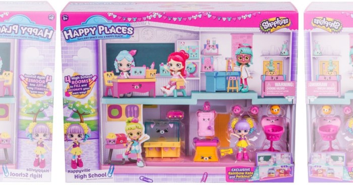 Shopkins Happy Places High School Set