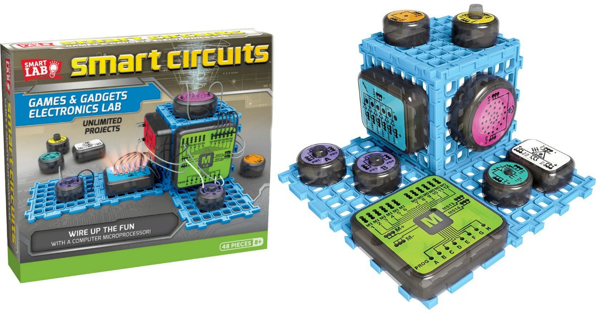 Smart Circuits Games & Gadgets Electronics Lab ONLY $23.97 (Regularly $50)