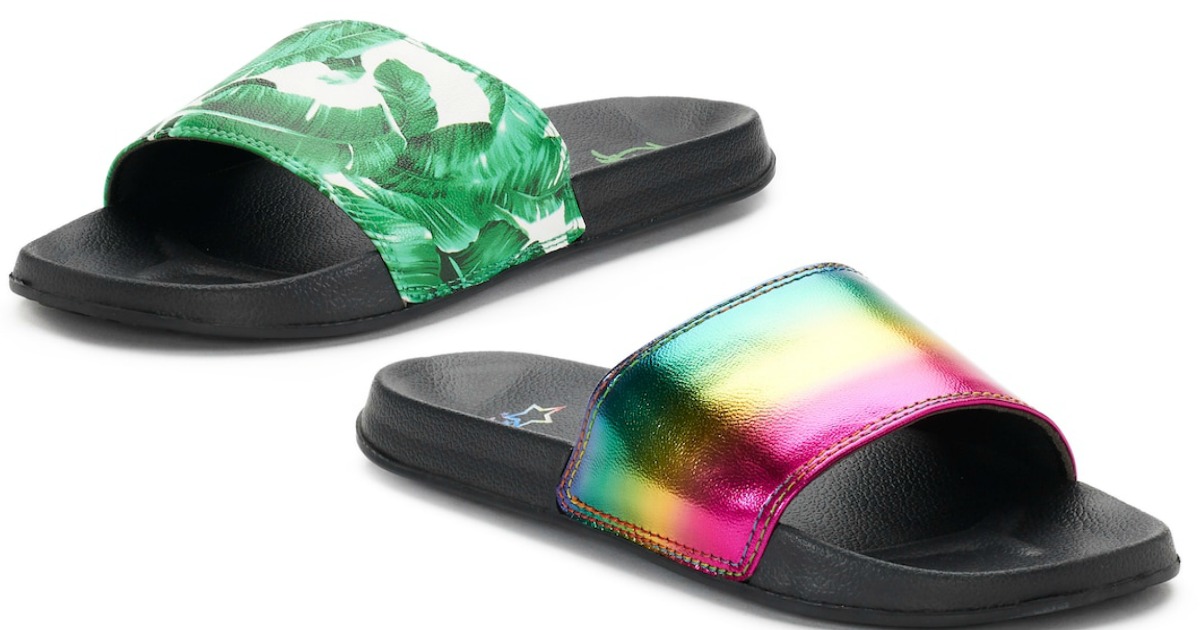 Kohl's Cardholders: Women's Slide Sandals Just $6.99 Shipped (Regularly ...