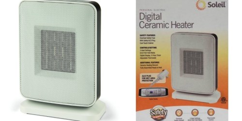 Walmart.com: Digital Portable Ceramic Space Heater ONLY $9.88 (Regularly $40)