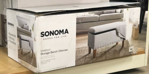 Sonoma Goods for Life Storage Ottoman from $74.99 Shipped on Kohl’s.com (Regularly $150)