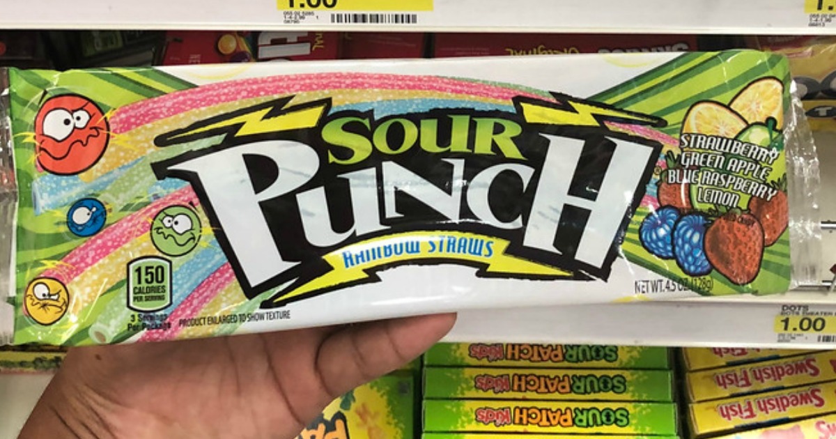 Sour Punch Candy As Low As 25¢ At Target & Walgreens After Cash Back