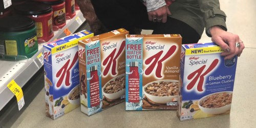 HOT Walgreens Deal! FOUR Special K Cereal Boxes AND Water Bottle ONLY $5