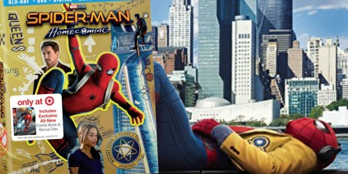 Target REDcard Holders: Spider-Man Homecoming Exclusive Blu-ray ONLY $9.50 Shipped (Regularly $23)