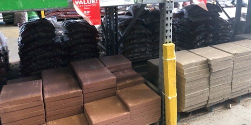 Lowe’s Square Patio Stones Just 88¢ Each + More