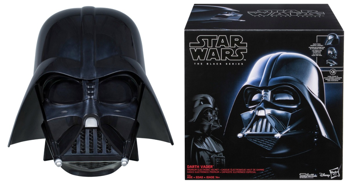 Star Wars Darth Vader Premium Electronic Helmet Only $