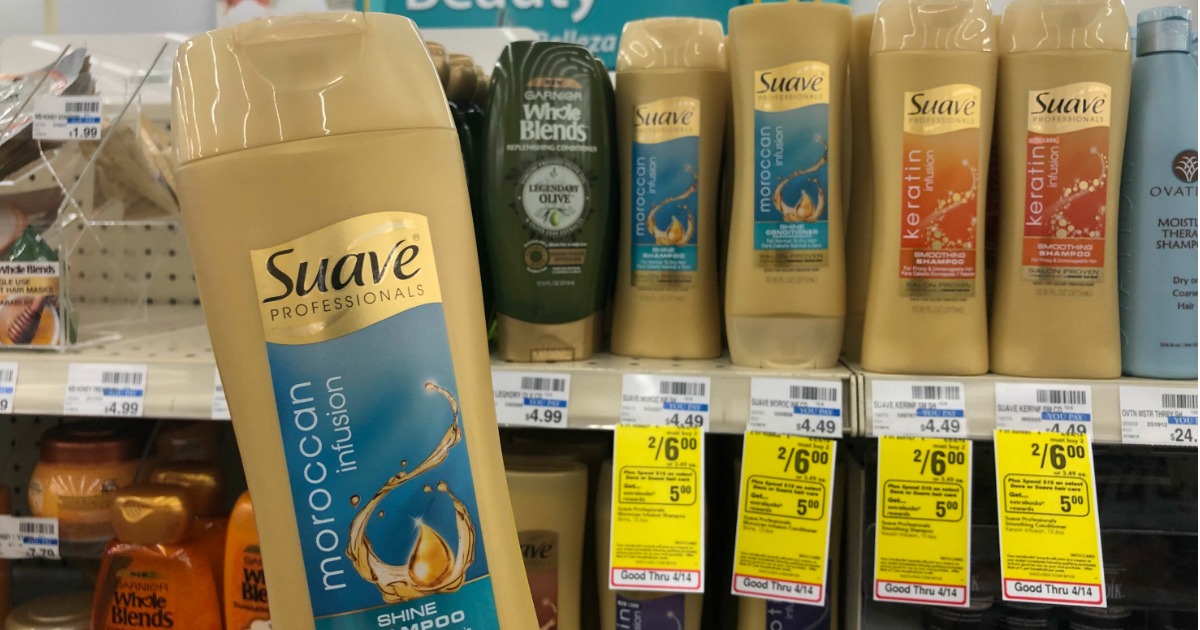 CVS Suave Professionals Shampoo & Conditioner ONLY 1.10 Each After