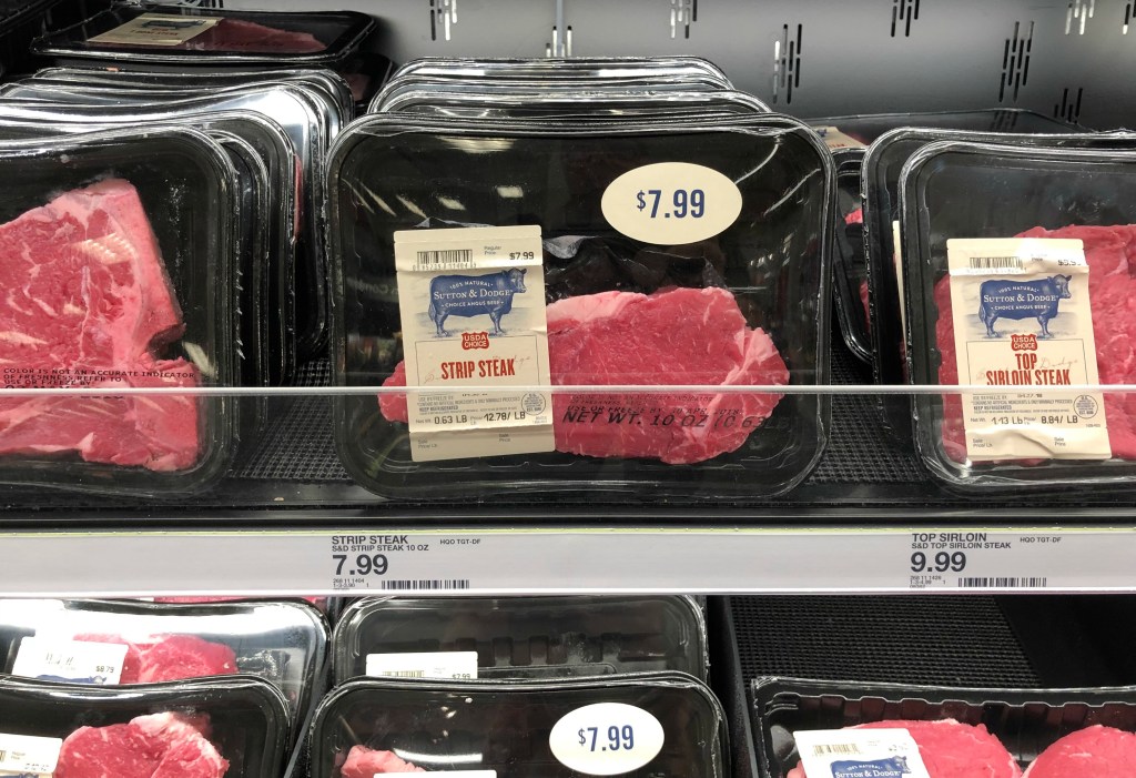 Steaks at Target