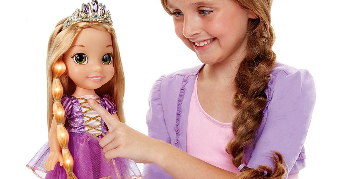 rapunzel glow and style doll
