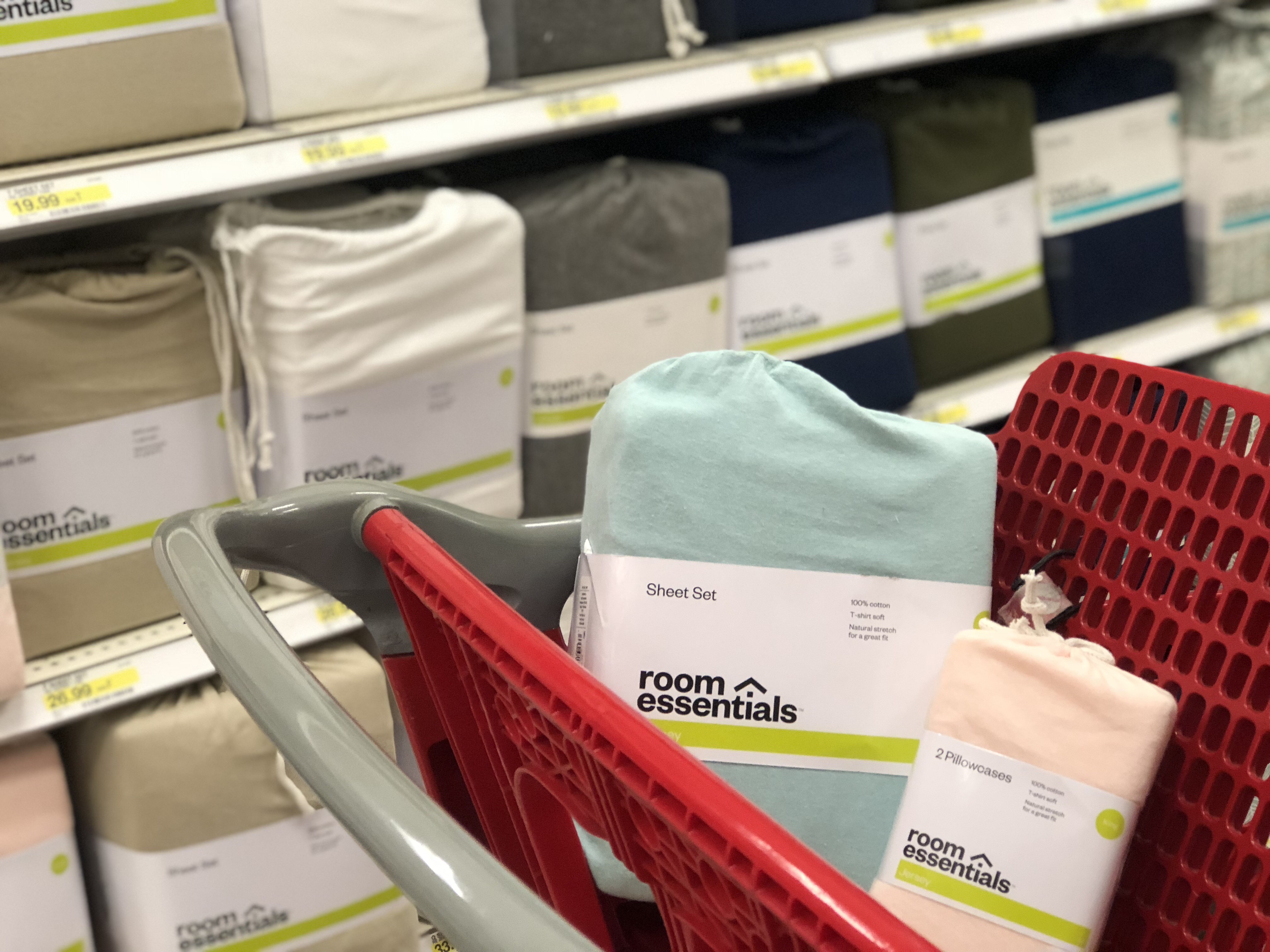Get ready for college with this back to school moving checklist – a cart with sheets