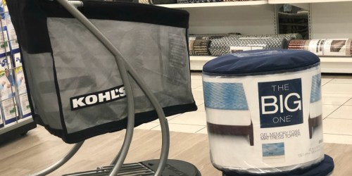 Kohl’s Cardholders: The Big One Mattress Topper & Memory Foam Pillow Only $31.47 Shipped