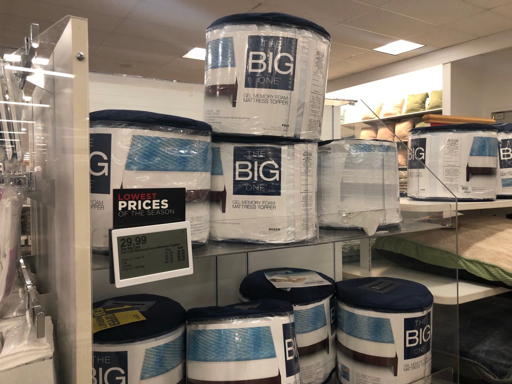 Kohl's The Big One Gel Memory Foam Mattress Topper Only 25.49