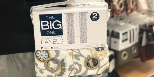 Kohl’s: The Big One Curtain Panel 2-Packs Only $16.99 (Regularly $50)