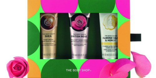 The Body Shop 3-Piece Hand Creams Gift Set Only $8.90 (Ships w/$25 Amazon Order)