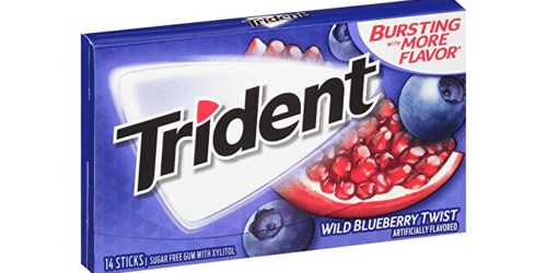 Amazon: 12 Packs of Trident Gum Only $6.37 Shipped (Just 53¢ Each)