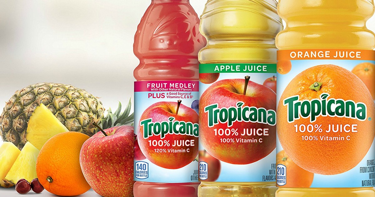 Tropicana 100% Orange Juice Bottle (10 oz x 24 ct)