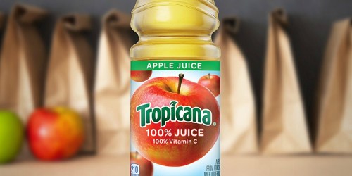 Amazon: Tropicana Apple Juice 24-Count Bottles Only $9.38 Shipped (Just 39¢ Each)