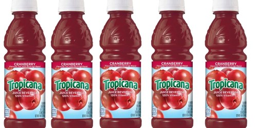 Amazon: Tropicana Cranberry Cocktail Juice 10oz Bottles 24-Pack ONLY $9.65 Shipped (Just 40¢ Each)