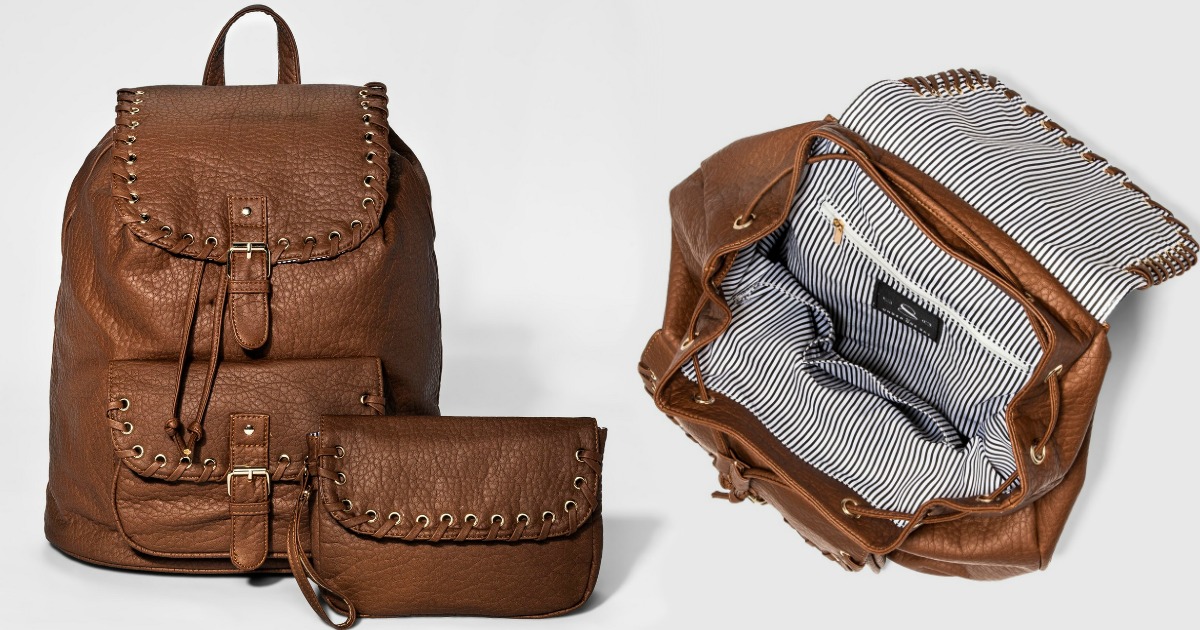 Target.com: Under One Sky Womens Backpack & Wristlet Only $17.48 (Regularly  $50)