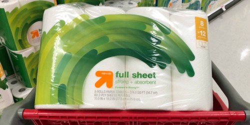 Up & Up Giant Paper Towels 8-Pack as Low as $4.73 After Target Gift Card (Just 59¢ Per Giant Roll)