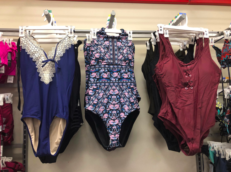 target bathing suits in store