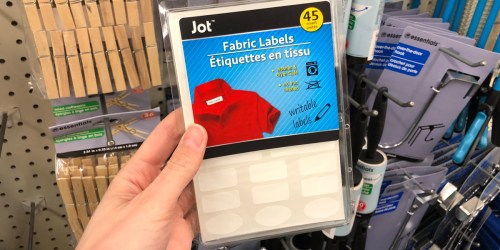Dollar Tree: Writable Fabric Labels Only $1 (Perfect For Labeling Clothing For School & Camp)