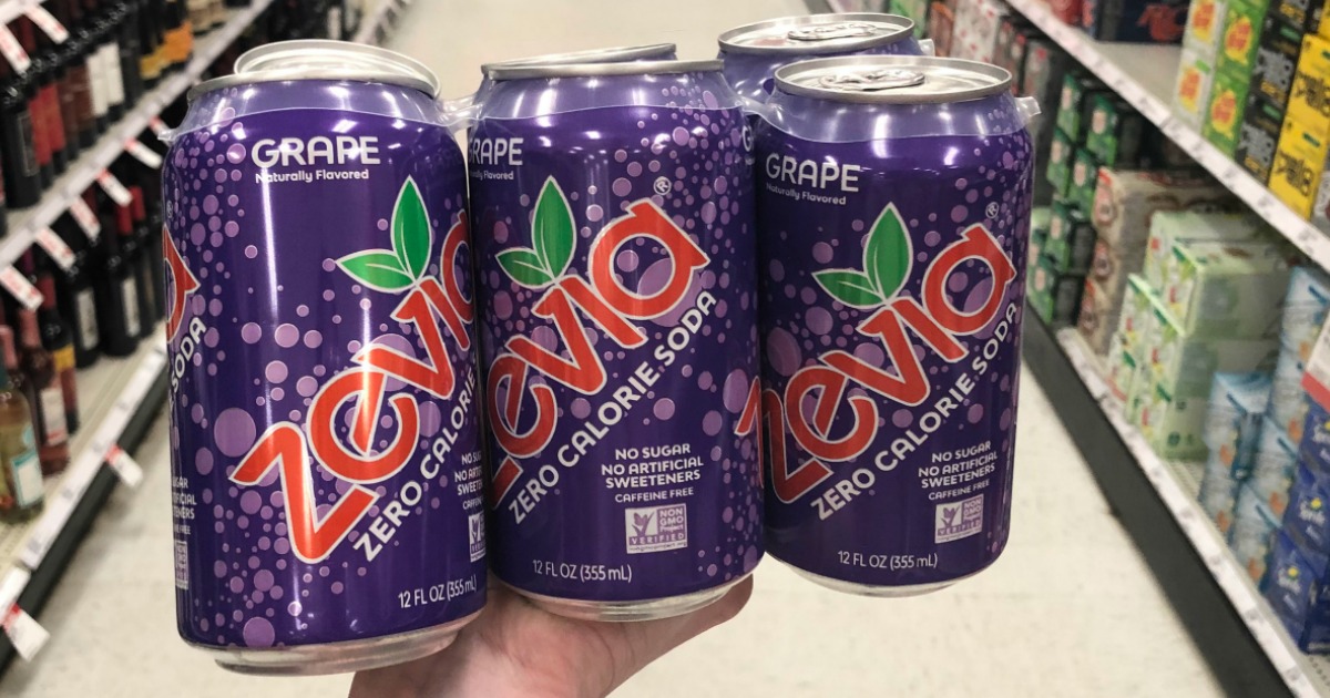 Zevia 6 Pack Soda Only 74¢ After Cash Back At Target (Regularly $5)