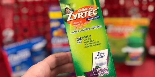 Children’s Zyrtec Allergy Medicine Only 79¢ at Target After Cash Back (Regularly $11)